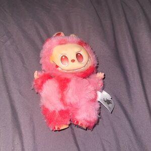 Labubu doll keychain - love